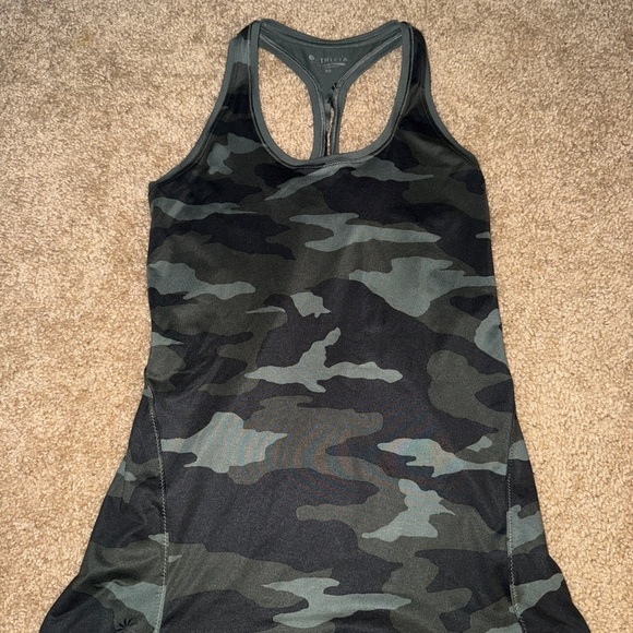 Athleta Green Camo Tank Top - Picture 1 of 5